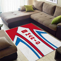 Madrid Flag Area Rug Autonomous Community of Spain - Wonder Print Shop