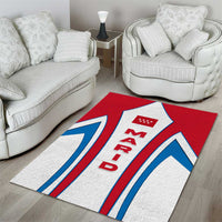 Madrid Flag Area Rug Autonomous Community of Spain - Wonder Print Shop