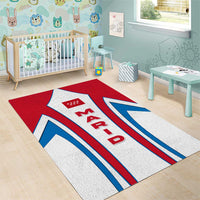 Madrid Flag Area Rug Autonomous Community of Spain - Wonder Print Shop