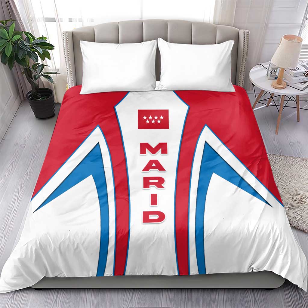 Madrid Flag Bedding Set Autonomous Community of Spain - Wonder Print Shop