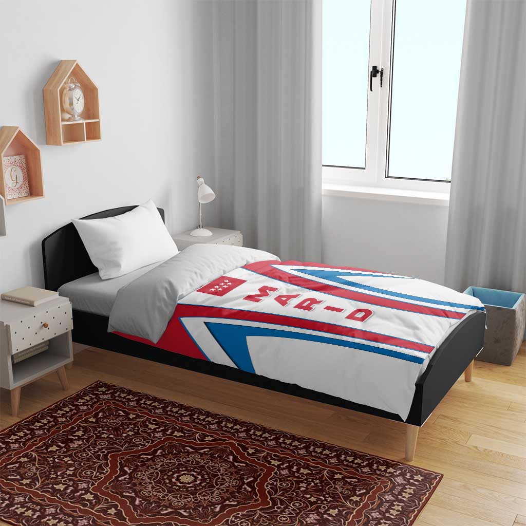 Madrid Flag Bedding Set Autonomous Community of Spain - Wonder Print Shop