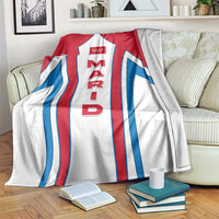 Madrid Flag Blanket Autonomous Community of Spain - Wonder Print Shop