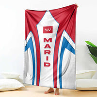 Madrid Flag Blanket Autonomous Community of Spain - Wonder Print Shop