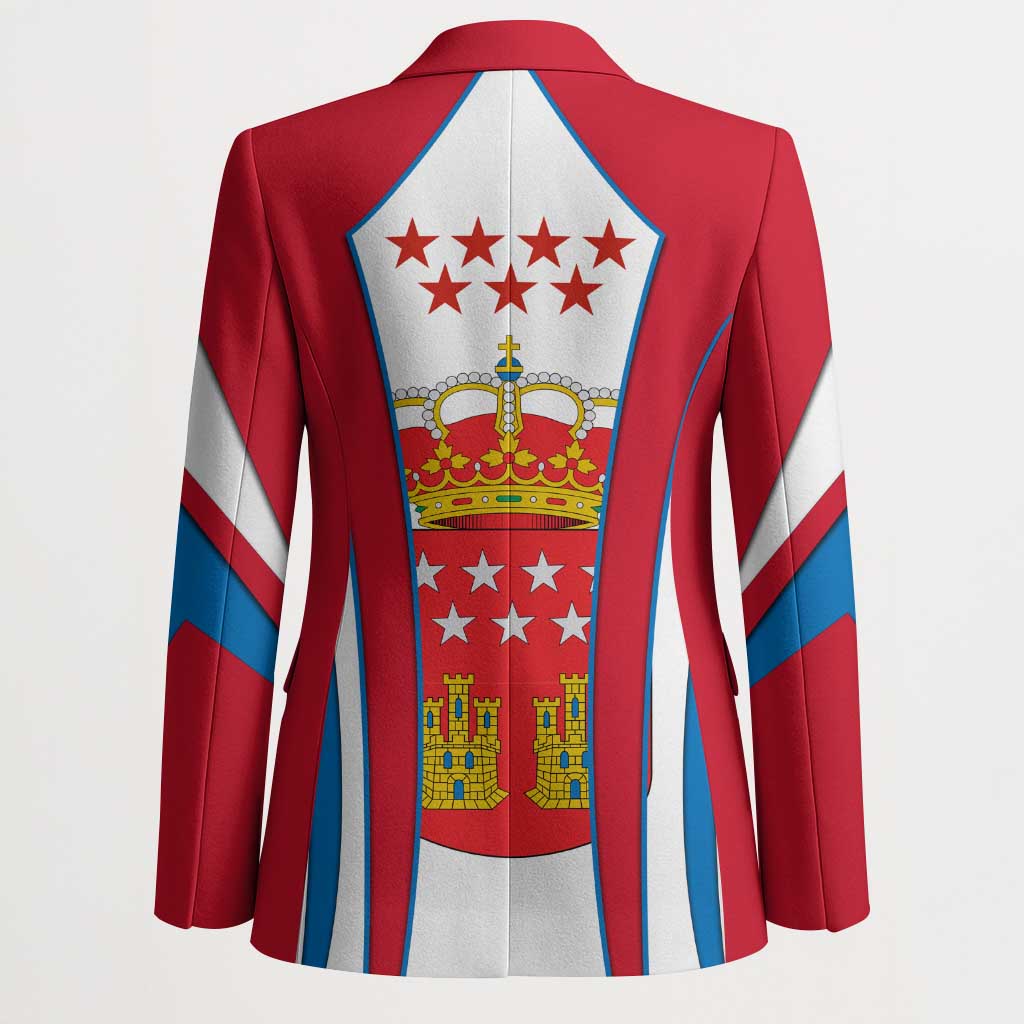 Madrid Flag Blazer Autonomous Community of Spain - Wonder Print Shop