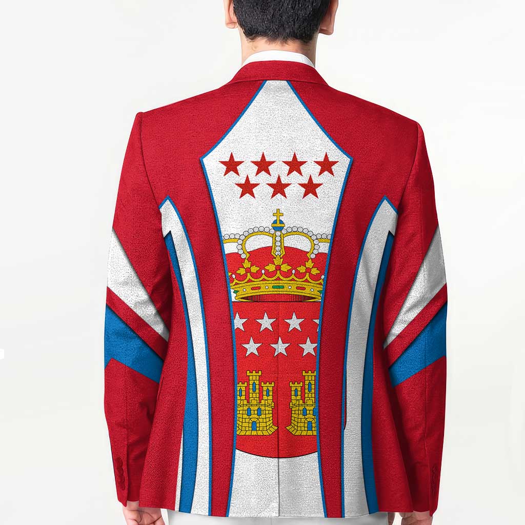 Madrid Flag Blazer Autonomous Community of Spain - Wonder Print Shop