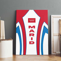 Madrid Flag Canvas Wall Art Autonomous Community of Spain - Wonder Print Shop