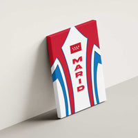 Madrid Flag Canvas Wall Art Autonomous Community of Spain - Wonder Print Shop