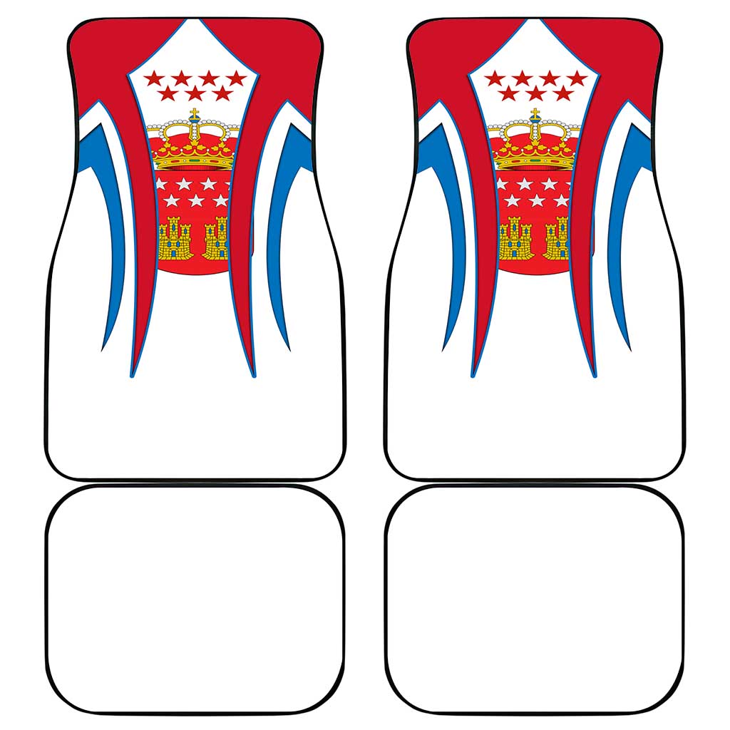 Madrid Flag Car Mats Autonomous Community of Spain - Wonder Print Shop