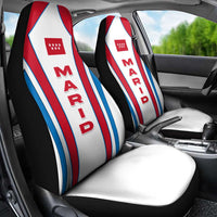 Madrid Flag Car Seat Cover Autonomous Community of Spain - Wonder Print Shop