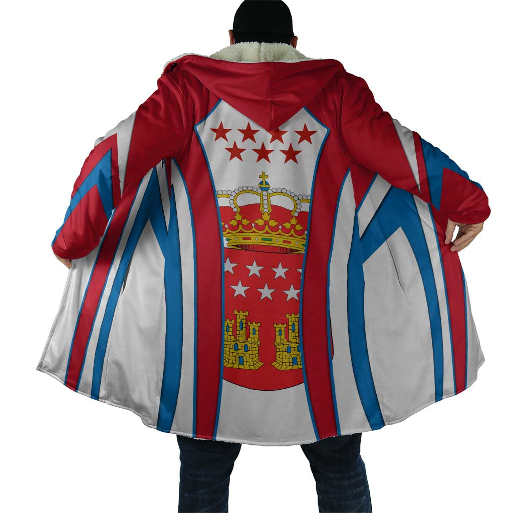 Madrid Flag Cloak Autonomous Community of Spain - Wonder Print Shop