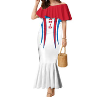 Madrid Flag Family Matching Mermaid Dress and Hawaiian Shirt Autonomous Community of Spain - Wonder Print Shop