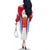 Madrid Flag Family Matching Off The Shoulder Long Sleeve Dress and Hawaiian Shirt Autonomous Community of Spain - Wonder Print Shop