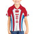 Madrid Flag Family Matching Off Shoulder Short Dress and Hawaiian Shirt Autonomous Community of Spain - Wonder Print Shop