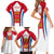 Madrid Flag Family Matching Short Sleeve Bodycon Dress and Hawaiian Shirt Autonomous Community of Spain - Wonder Print Shop