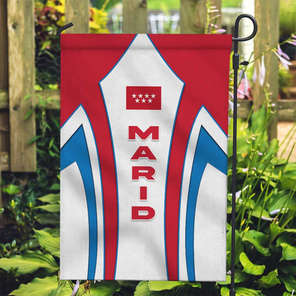 Madrid Flag Garden Flag Autonomous Community of Spain - Wonder Print Shop