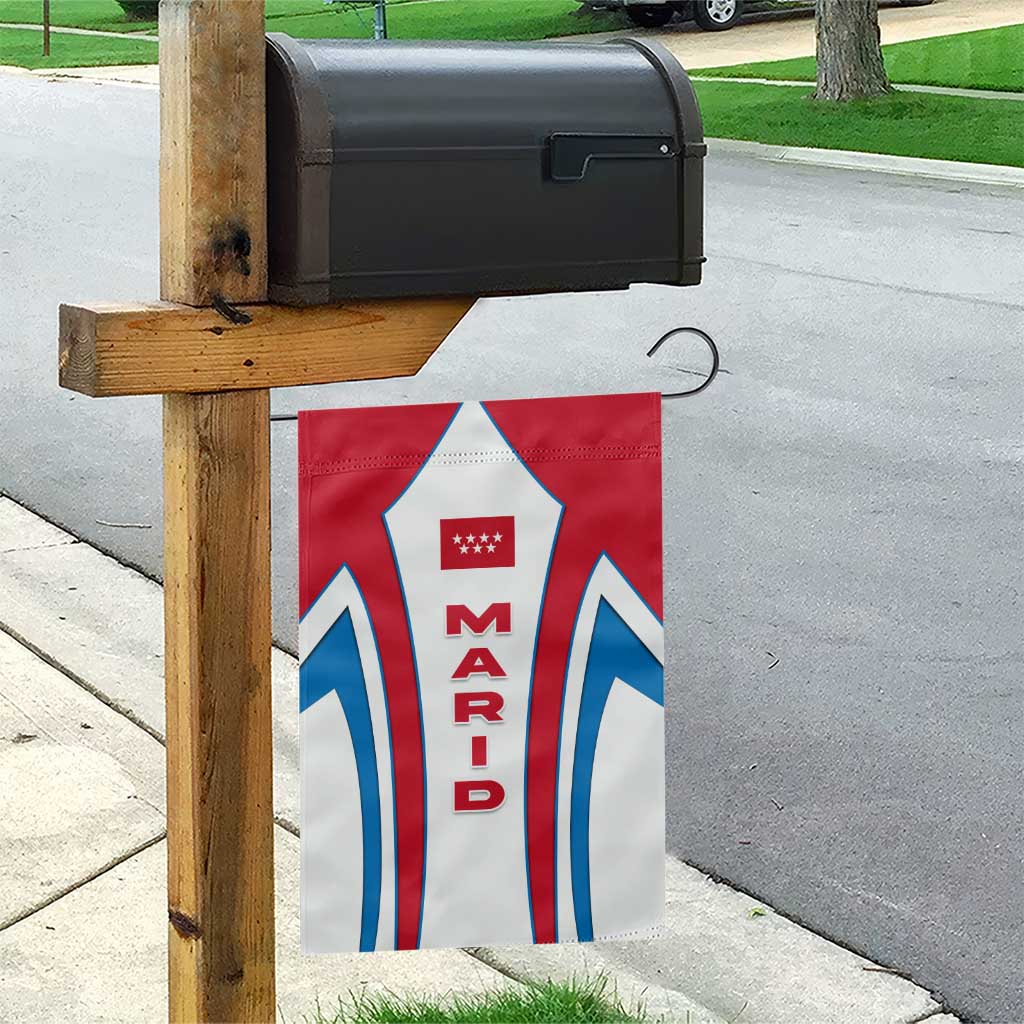 Madrid Flag Garden Flag Autonomous Community of Spain - Wonder Print Shop