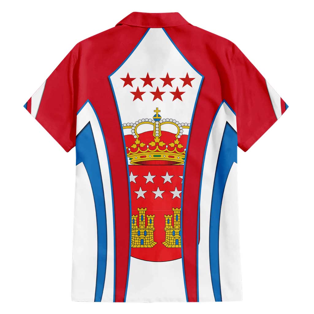 Madrid Flag Hawaiian Shirt Autonomous Community of Spain - Wonder Print Shop