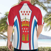 Madrid Flag Hawaiian Shirt Autonomous Community of Spain - Wonder Print Shop