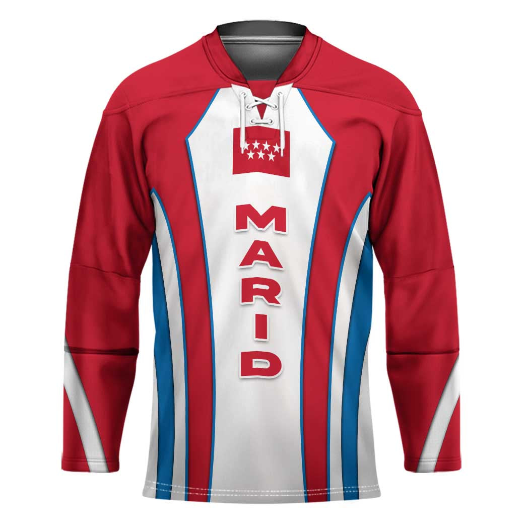 Madrid Flag Hockey Jersey Autonomous Community of Spain - Wonder Print Shop