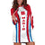 Madrid Flag Hoodie Dress Autonomous Community of Spain - Wonder Print Shop