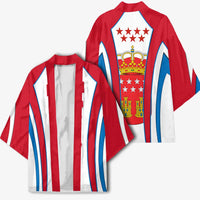 Madrid Flag Kimono Autonomous Community of Spain - Wonder Print Shop