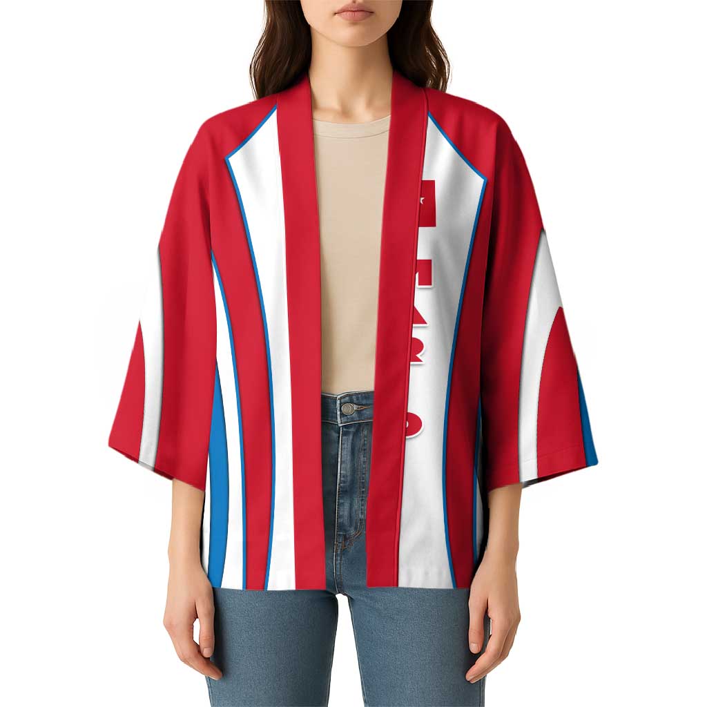 Madrid Flag Kimono Autonomous Community of Spain - Wonder Print Shop