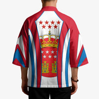 Madrid Flag Kimono Autonomous Community of Spain - Wonder Print Shop