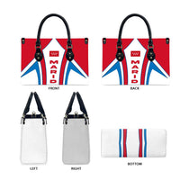 Madrid Flag Leather Bag Autonomous Community of Spain - Wonder Print Shop