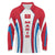 Madrid Flag Long Sleeve Polo Shirt Autonomous Community of Spain - Wonder Print Shop