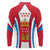 Madrid Flag Long Sleeve Polo Shirt Autonomous Community of Spain - Wonder Print Shop