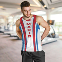 Madrid Flag Men Tank Top Autonomous Community of Spain - Wonder Print Shop