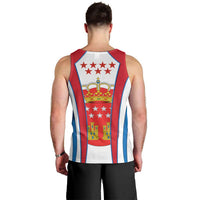 Madrid Flag Men Tank Top Autonomous Community of Spain - Wonder Print Shop