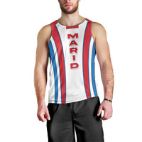 Madrid Flag Men Tank Top Autonomous Community of Spain - Wonder Print Shop