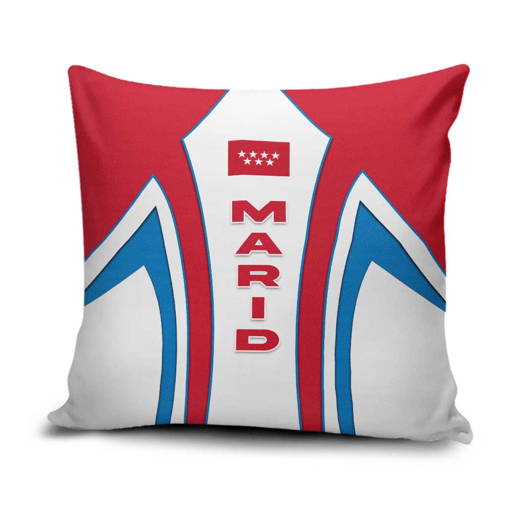 Madrid Flag Pillow Cover Autonomous Community of Spain - Wonder Print Shop