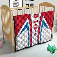 Madrid Flag Quilt Autonomous Community of Spain - Wonder Print Shop