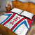 Madrid Flag Quilt Bed Set Autonomous Community of Spain - Wonder Print Shop
