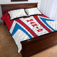 Madrid Flag Quilt Bed Set Autonomous Community of Spain - Wonder Print Shop