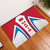 Madrid Flag Rubber Doormat Autonomous Community of Spain - Wonder Print Shop
