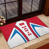 Madrid Flag Rubber Doormat Autonomous Community of Spain - Wonder Print Shop