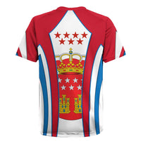 Madrid Flag Rugby Jersey Autonomous Community of Spain - Wonder Print Shop