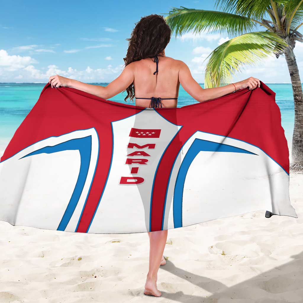 Madrid Flag Sarong Autonomous Community of Spain - Wonder Print Shop