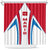 Madrid Flag Shower Curtain Autonomous Community of Spain - Wonder Print Shop