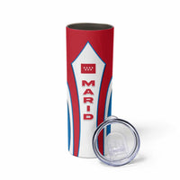 Madrid Flag Skinny Tumbler Autonomous Community of Spain - Wonder Print Shop