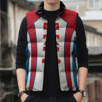 Madrid Flag Sleeveless Puffer Jacket Autonomous Community of Spain - Wonder Print Shop