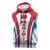 Madrid Flag Sleeveless Zip Hoodie Autonomous Community of Spain - Wonder Print Shop