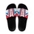 Madrid Flag Slide Sandals Autonomous Community of Spain - Wonder Print Shop