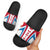 Madrid Flag Slide Sandals Autonomous Community of Spain - Wonder Print Shop