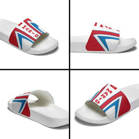 Madrid Flag Slide Sandals Autonomous Community of Spain - Wonder Print Shop