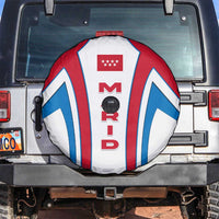 Madrid Flag Spare Tire Cover Autonomous Community of Spain - Wonder Print Shop