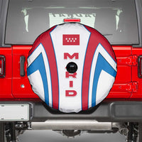 Madrid Flag Spare Tire Cover Autonomous Community of Spain - Wonder Print Shop